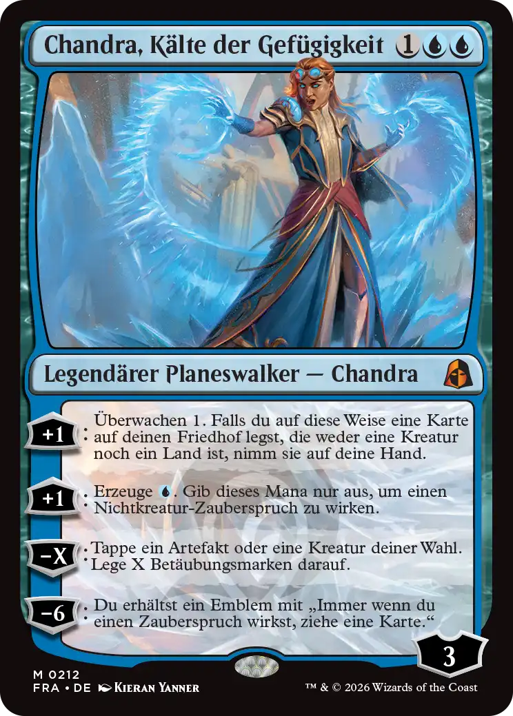 Chandra, Kälte der Gefügigkeit